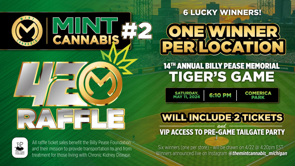 Cannabis giveaway event Mint Michigan