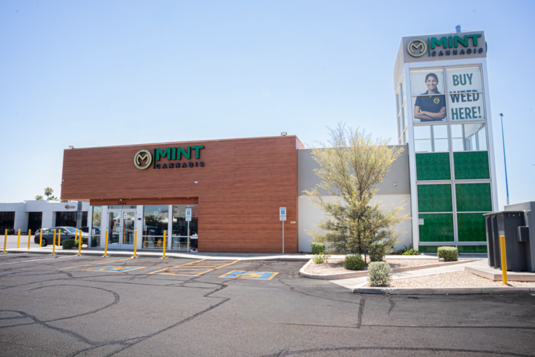 The Mint Cannabis dispensary located on Northern Ave, Phoenix, AZ