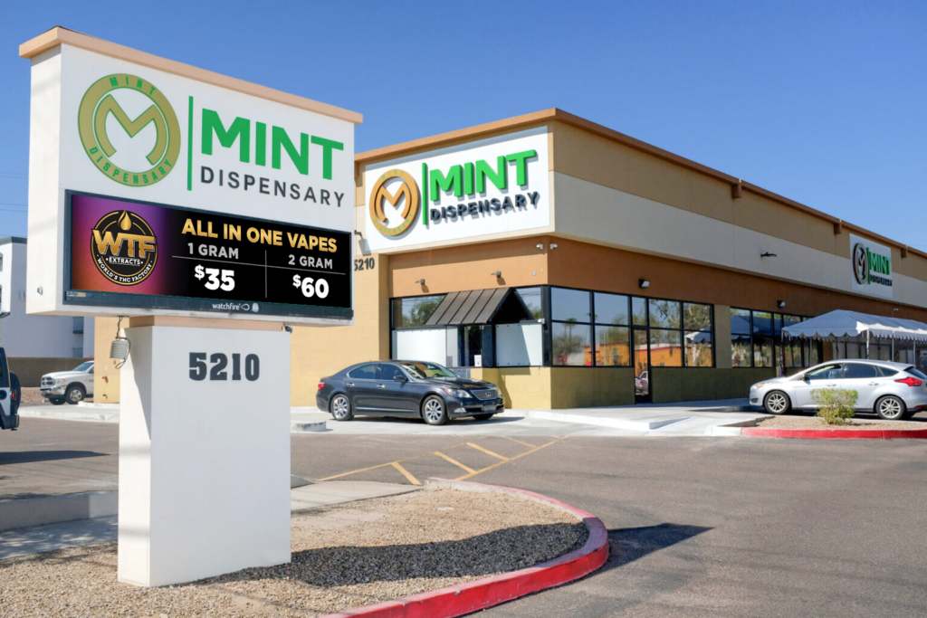The Mint Cannabis dispensary located in Tempe, AZ.